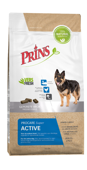 Prins procare super active hondenvoeding
